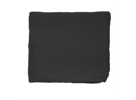 LAMBERT POLAR FLEECE BLANKET BLACK