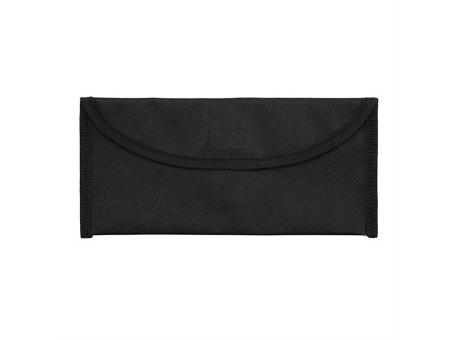 GARZA TRAVEL DOCUMENT HOLDER BLACK