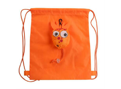 ELANIO FOLDABLE DRAWSTRING BAG GIRAFFE