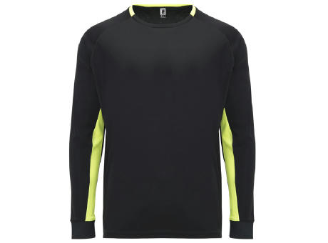 PORTO T-SHIRT S/M BLACK/FLUOR YELLOW