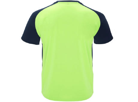 BUGATTI T-SHIRT S/S FLUOR GREEN/NAVY BLUE