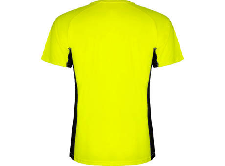 T-SHIRT SHANGHAI S/S FLUOR GELB/SCHWARZ