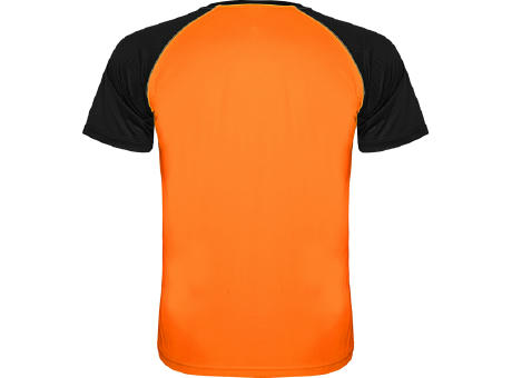 T-SHIRT INDIANAPOLIS S/S FLUOR ORANGE/SCHWARZ