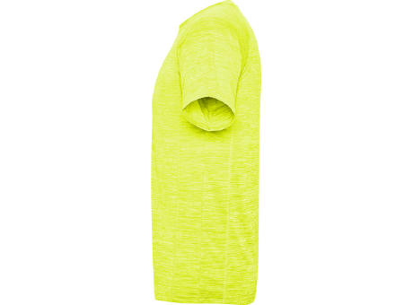 T-SHIRT AUSTIN S/S FLUOR GELB MELIERT