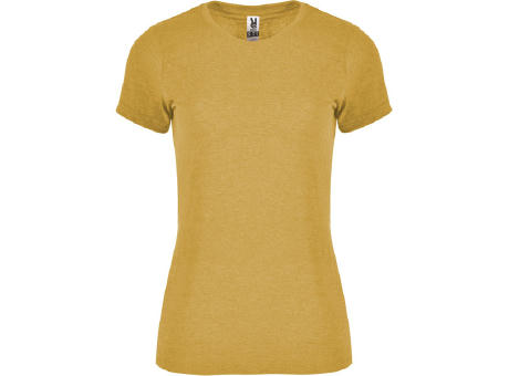 FOX WOMAN T-SHIRT S/S HEATHER MUSTARD