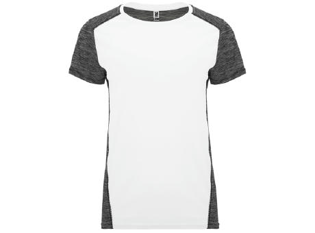 ZOLDER WOMAN T-SHIRT S/S WHITE/HEATHER BLACK