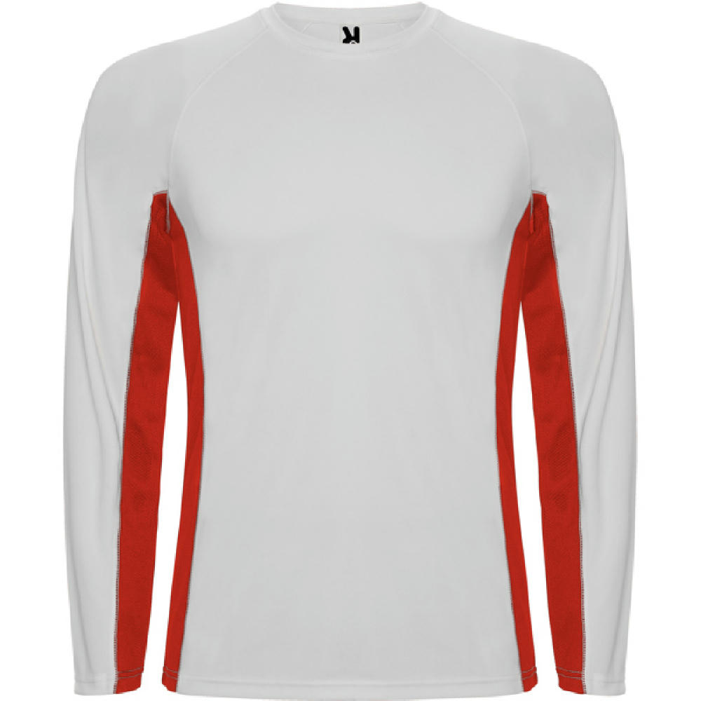 SHANGHAI LONG SLEEVE T-SHIRT S/S WHITE/RED