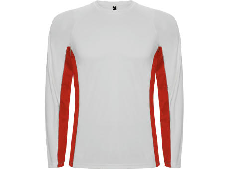 SHANGHAI LONG SLEEVE T-SHIRT S/S WHITE/RED