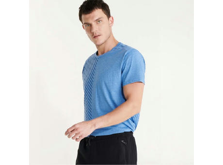 BAKU T-SHIRT S/S HEATHER ROYAL BLUE