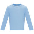 BABY LONG SLEEVE T-SHIRT S/6 MONTHS SKY BLUE