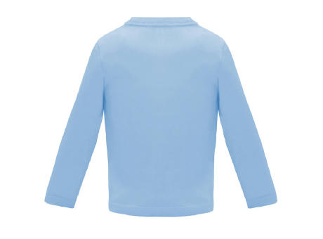 BABY LONG SLEEVE T-SHIRT S/6 MONTHS SKY BLUE