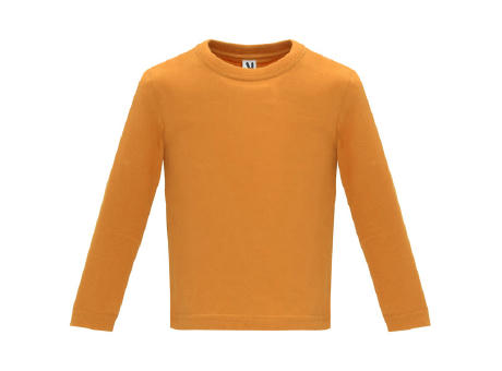 BABY LONG SLEEVE T-SHIRT S/6 MONTHS ORANGE