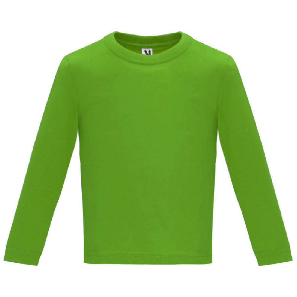 BABY LONG SLEEVE T-SHIRT S/6 MONTHS GRASS GREEN