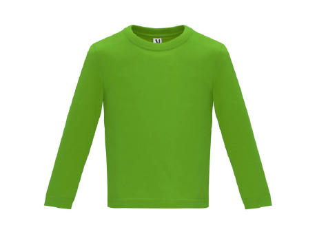 BABY LONG SLEEVE T-SHIRT S/6 MONTHS GRASS GREEN