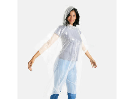 VOSTOK PLA PONCHO S/ADULT ONE SIZE TRANSPARENT