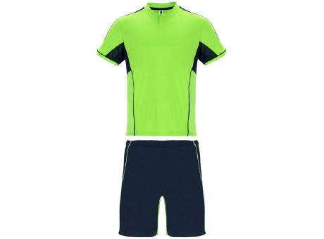 BOCA SPORT SET S/S FLUOR GREEN/NAVY BLUE