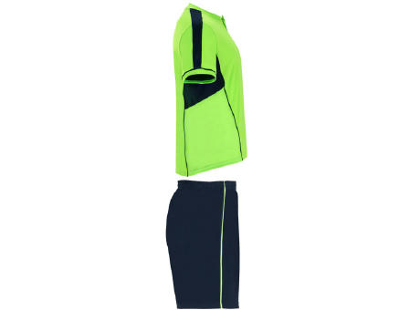 BOCA SPORT SET S/S FLUOR GREEN/NAVY BLUE