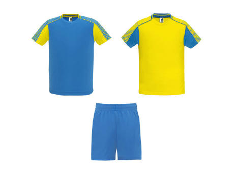 JUVE SPORT SET S/S YELLOW/ROYAL BLUE