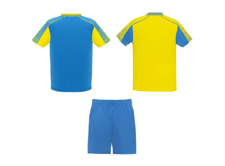 JUVE SPORT SET S/S YELLOW/ROYAL BLUE