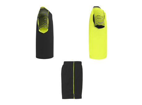 JUVE SPORT SET S/S FLUOR YELLOW/BLACK