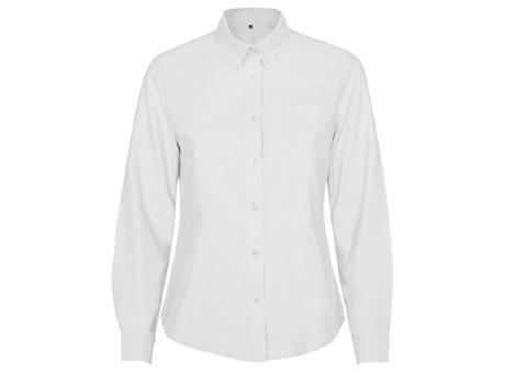 HEMD OXFORD WOMAN S/S WEISS