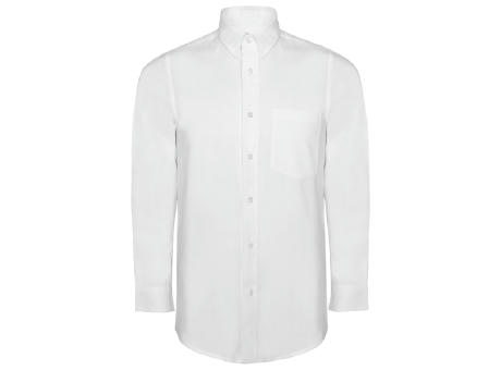 HEMD OXFORD S/S WEISS