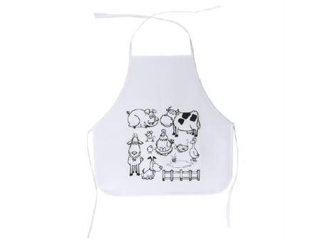 PACHU KID APRON WHITE