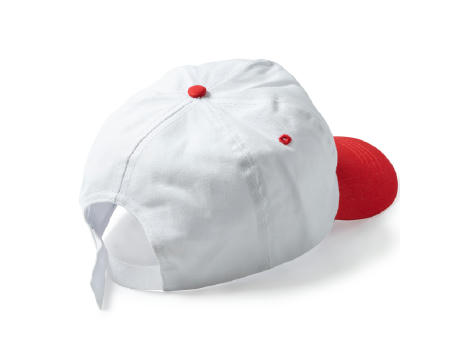 CAP FREYA WHITE/RED