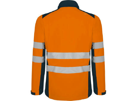 AV ANTARES SOFTSHELL S/XXL NAVY BLUE/FLUOR ORANGE