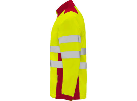 HV ANTARES SOFTSHELL S/M JOB RED/FLUOR YELLOW