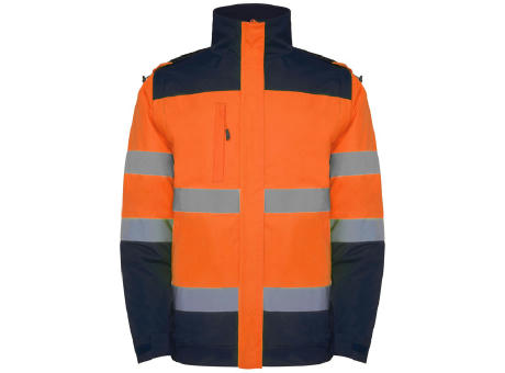 AV EPSYLON PARKA S/XXL NAVY BLUE/FLUOR ORANGE