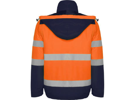 AV EPSYLON PARKA S/XXL NAVY BLUE/FLUOR ORANGE