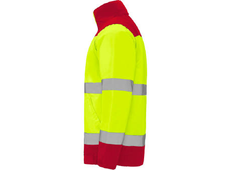 HV EPSYLON PARKA S/S JOB RED/FLUOR YELLOW