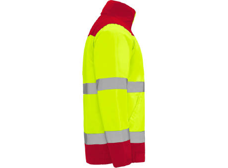 HV EPSYLON PARKA S/S JOB RED/FLUOR YELLOW