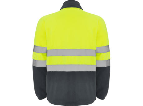 AV ALTAIR FLEECE JACKET S/XXL LEAD/FLUOR YELLOW