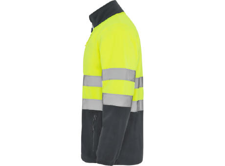 AV ALTAIR FLEECE JACKET S/XXL LEAD/FLUOR YELLOW