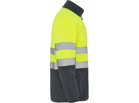 AV ALTAIR FLEECE JACKET S/XXL LEAD/FLUOR YELLOW