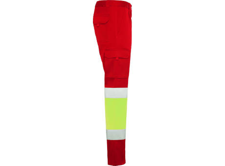 HV DAILY STRETCH PANTS S/38 JOB RED/FLUOR YELLOW