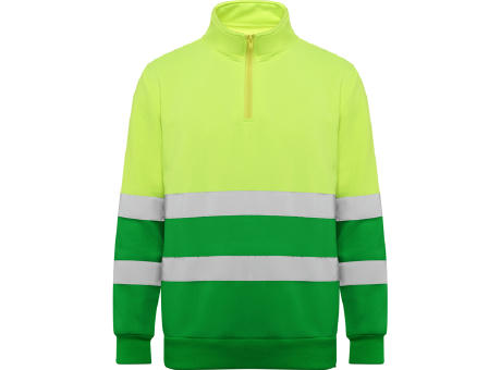 AV SPICA SWEATSHIRT S/S GARDEN GREEN/FLUOR YELLOW