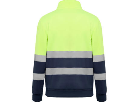 AV SPICA SWEATSHIRT S/S NAVY BLUE/FLUOR YELLOW