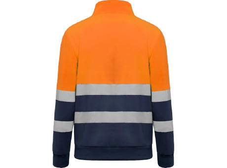 AV SPICA SWEATSHIRT S/S NAVY BLUE/FLUOR ORANGE