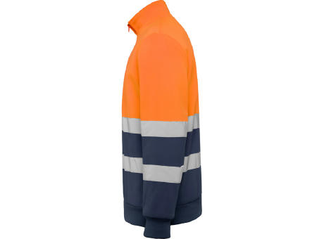 AV SPICA SWEATSHIRT S/S NAVY BLUE/FLUOR ORANGE