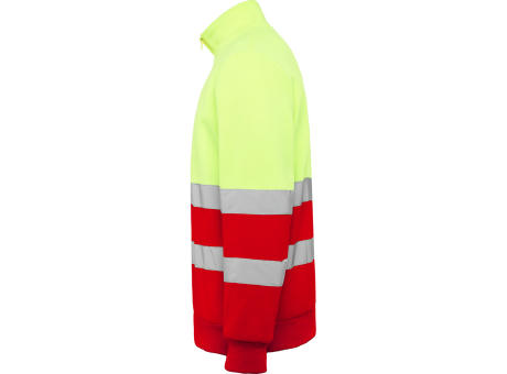 HV SPICA SWEATSHIRT S/XL JOB RED/FLUOR YELLOW