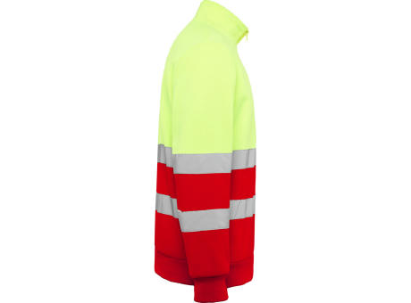 HV SPICA SWEATSHIRT S/XL JOB RED/FLUOR YELLOW