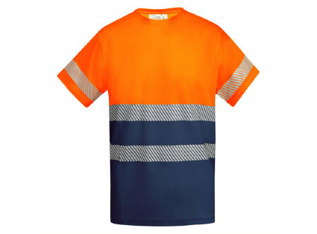 AV T-SHIRT TAURI S/S NAVY BLUE/FLUOR ORANGE