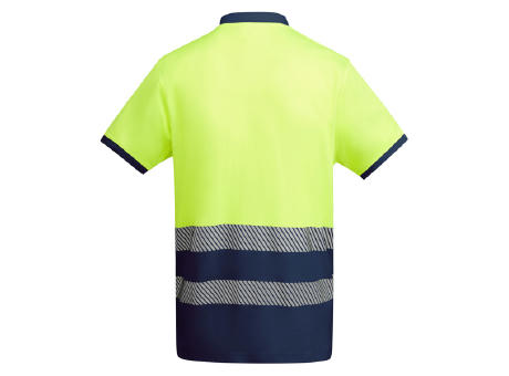 AV ATRIO POLO SHIRT S/S NAVY BLUE/FLUOR YELLOW