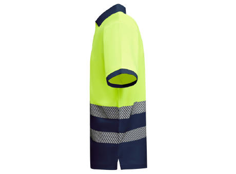 AV ATRIO POLO SHIRT S/S NAVY BLUE/FLUOR YELLOW