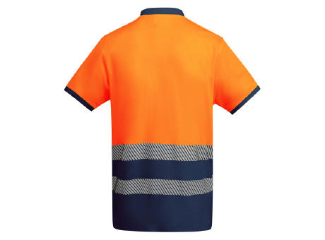 AV ATRIO POLO SHIRT S/S NAVY BLUE/FLUOR ORANGE