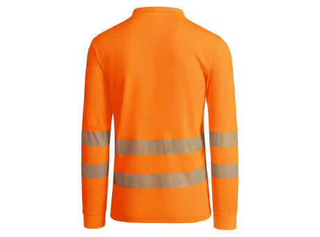 AV ATRIO LONG SLEEVE POLO SHIRT S/S FLUOR ORANGE