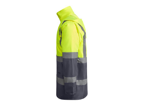 AV MERAK PARKA S/S LEAD/FLUOR YELLOW